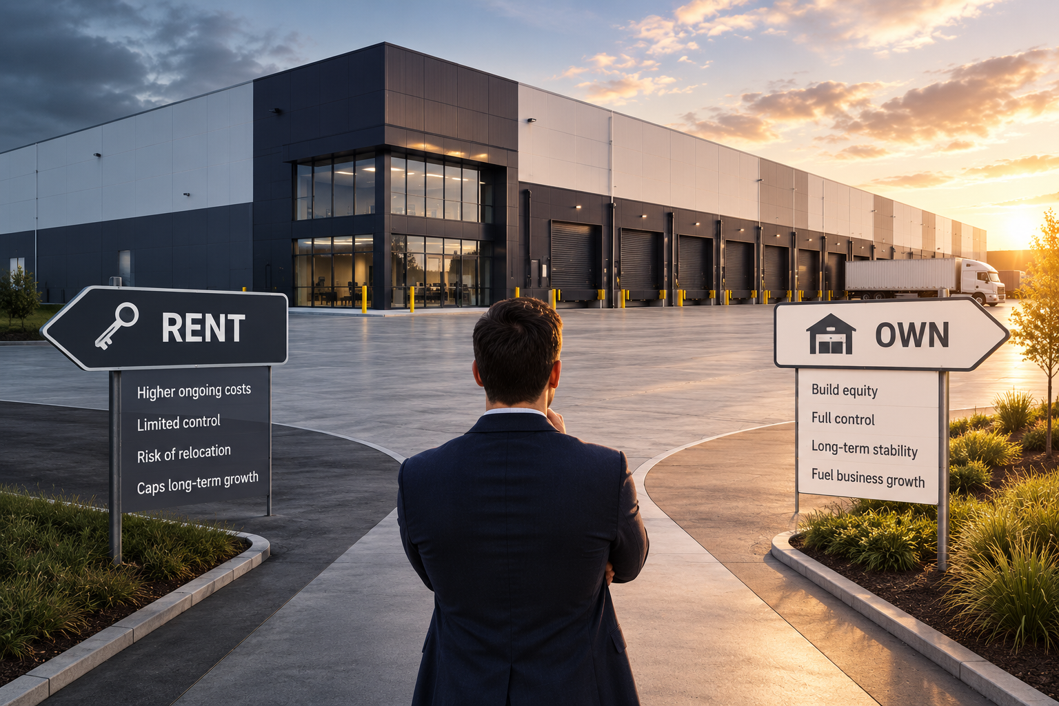 Renting or owning your warehouse: the decision that could quietly cap your growth