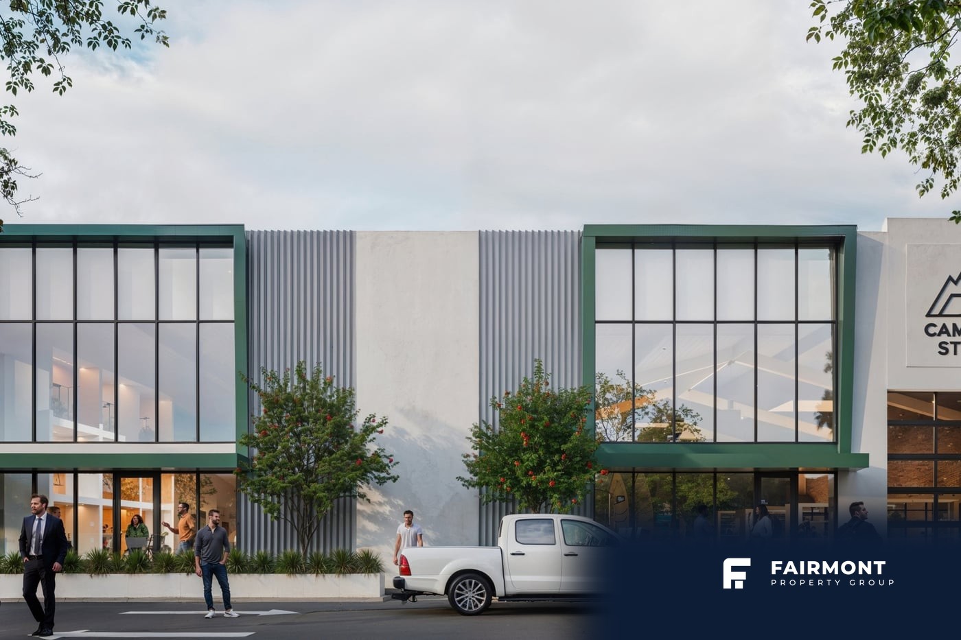 Mode Business Park Corio — brand-new commercial warehouse units with roller doors and on-site parking